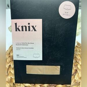 KNIX Leakproof UltraThin No Show Boybrief Period Underwear Warm Sand Size S NWT